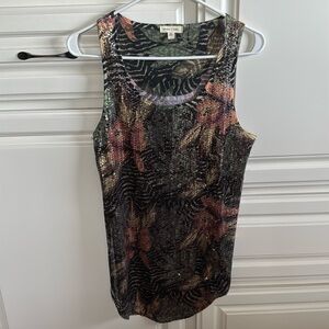 Sequin Tunic Tank